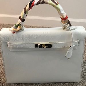 Ainifeel Kelly inspired bag in white